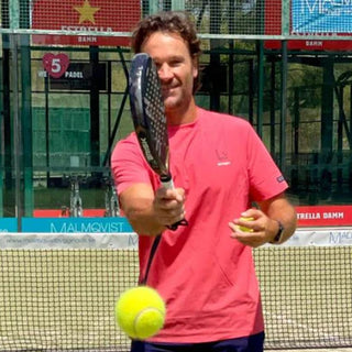 Carlos Moyà, Nadal’s coach, sets up a padel tournament at the Pins Padel Club in Palma